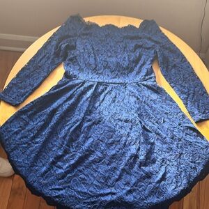 Miusol Navy Lace Dress